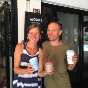 Ian and George Dove, owners of Moody Coffee Roasters